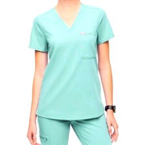 Figs Seaglass Aqua Scrub Set (rare color)